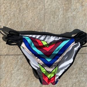 Victoria’s Secret Pink black bikini bottoms
